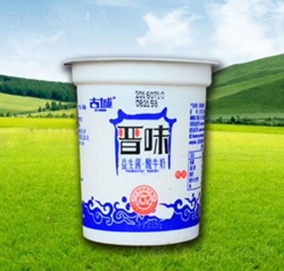 古城益生菌酸牛奶1杯