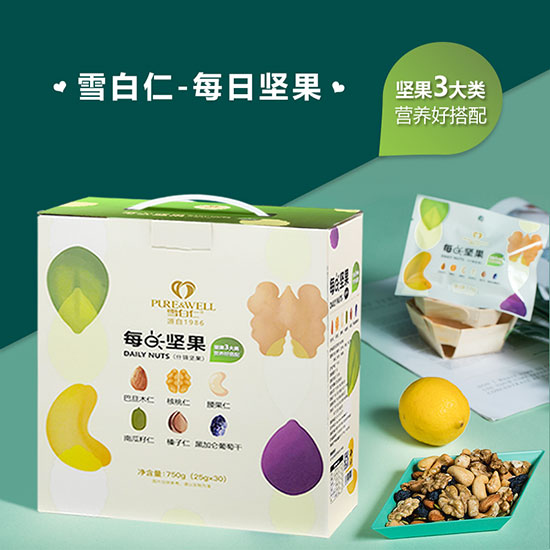雪白仁每日?qǐng)?jiān)果元?dú)獍?50g2 雪白仁每日?qǐng)?jiān)果元?dú)獍?50g2